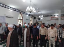 بازدید مدیران ستاد اقامه نماز از مصلی بوستان رز مشهد