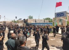 مراسم باشکوه عزاداری حسینی در روستای تاریخی لنگر تربت جام