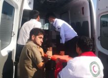 مصدومیت دو نفر در اثر واژگونی خودرو پژو در محور نیشابور به مشهد