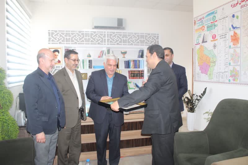 معارفه مدیر جدید میراث فرهنگی، صنایع دستی و گردشگری شهرستان فیروزه