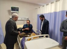 همدلی در روز پرستار؛ دیدار انسانی فرماندارومسولان شهرستان خواف