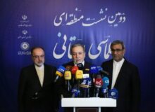کنفرانس خبری وزیرامور خارجه سید عباس عراقچی در اختتامیه دومین نشست دیپلماسی استانی