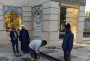 بازدید امام جمعه تربت‌جام از روند بازسازی گلزار شهداء