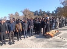 مادر و همسر شهیدان فکوری آسمانی شد