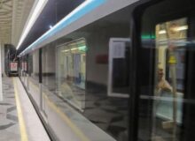 بهره برداری آزمایشی سکوی دوم فاز اول خط ۳ متروی مشهد