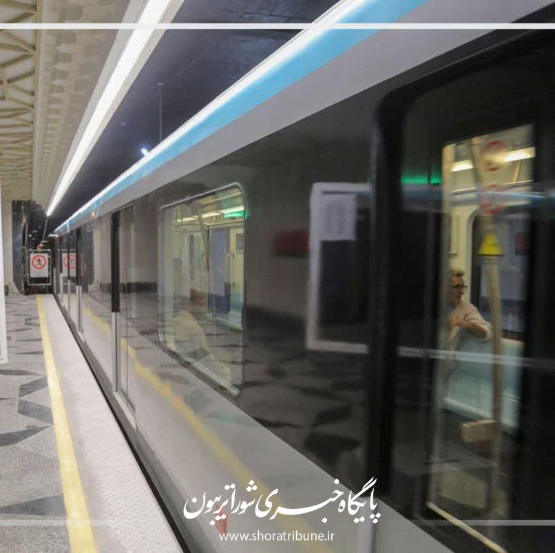بهره برداری آزمایشی سکوی دوم فاز اول خط ۳ متروی مشهد
