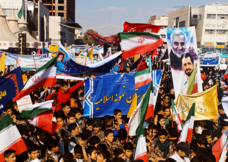 حضور دانش آموزان در اجتماع روز دانش آموز (۱۳ آبان ماه) مشهد مقدس