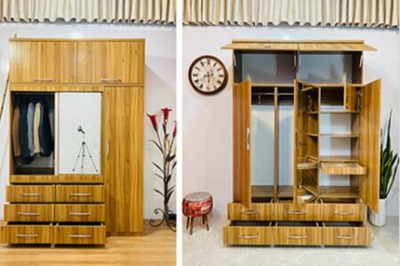 خرید مدل کمد دیواری شیک و جادار از «کمد پازلی»