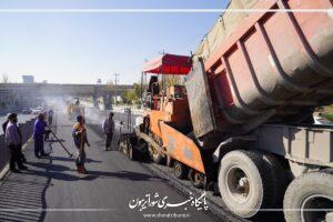 اجرای آسفالت پلیمری در مسیر BRT مشهد؛ افزایش ایمنی و کاهش هزینه‌ها