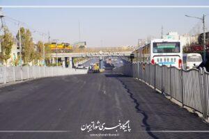 اجرای آسفالت پلیمری در مسیر BRT مشهد؛ افزایش ایمنی و کاهش هزینه‌ها