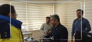 بازدید سرزده فرماندار تربت‌جام از اداره گاز در سرمای منفی ۱۰ درجه؛ پایداری کامل شبکه گاز شهرستان
