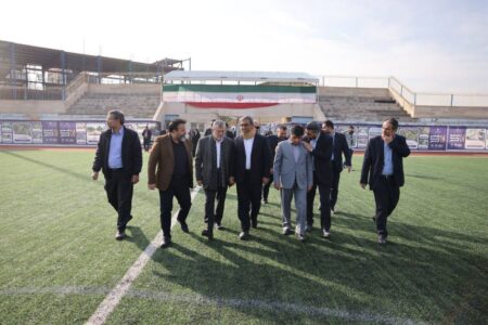 مراسم بهره‌برداری از زمین چمن مصنوعی بوستان نصرت