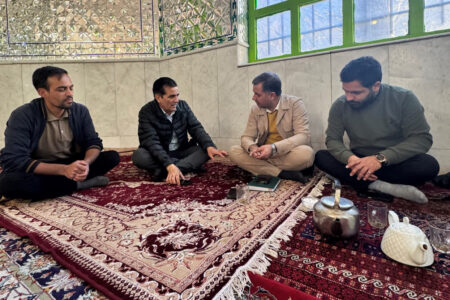 بازدید مسئولان جهاد سازندگی از روستای سینی کهنه کلات