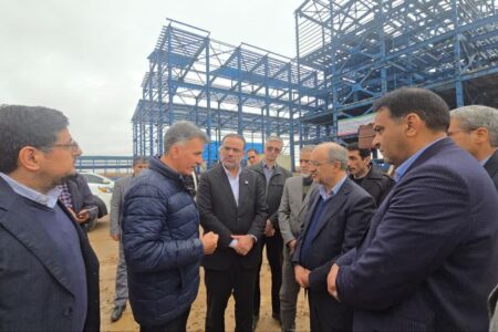 بازدید معاون وزیر صمت از بزرگ‌ترین پروژه صنعتی جنوب خراسان رضوی