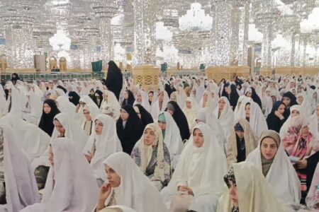 جشن ازدواج دانشجویی در حرم مطهر رضوی